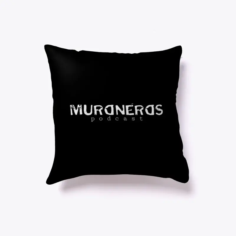 MurdNerds Pillow-Black