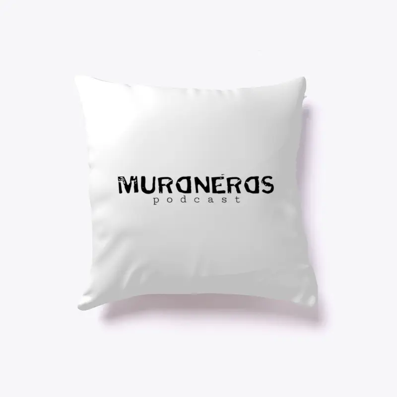 MurdNerds Pillow-White